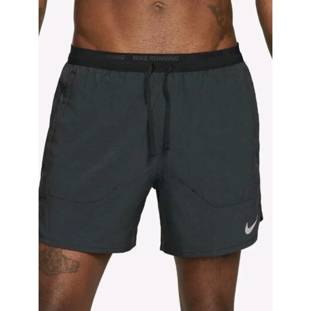 Nike DM4755-010 Stride Men's Dri-FIT 5" Brief-Lined Running Black S Small